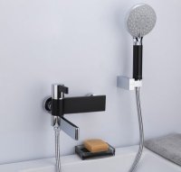 Смеситель для ванной Gappo G3281 Черный / Хром