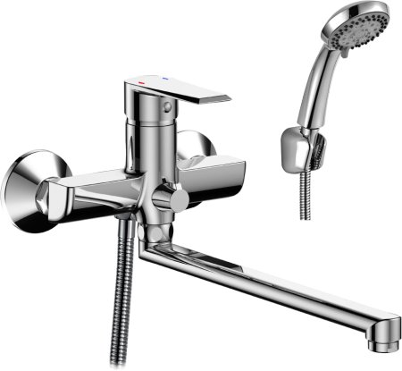 Смеситель для ванны Rossinka RS28-33 универсальный Хром 