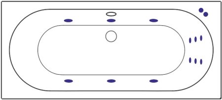 Акриловая ванна Excellent Oceana WAEX.OCE16.LINE 160x75 