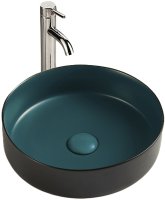 Раковина-чаша WeltWasser Elbach M3134 BBG 35 10000005599 Черная Зеленая