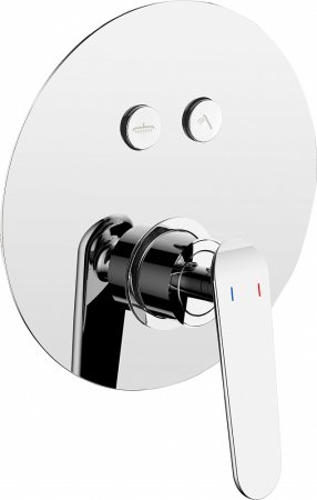 Смеситель Gllon GL-CMB-R-2 С ВНУТРЕННЕЙ ЧАСТЬЮ, для ванны с душем 