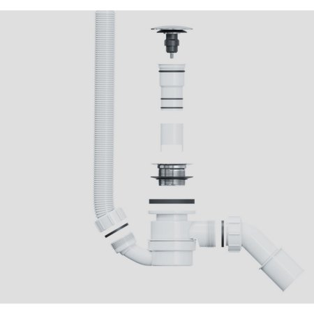 Слив-перелив Excellent Heaven, белый глянец 