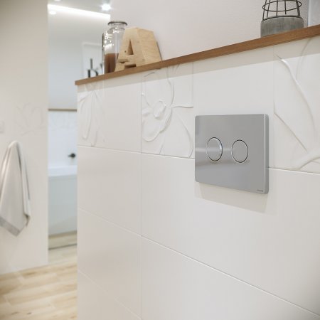 Кнопка смыва Cersanit AQUA P-BU-ACN-CIR/Cg хром глянцевый 