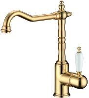 Смеситель для кухни Boheme Tradizionale Oro Crystal 102-CRST Золото