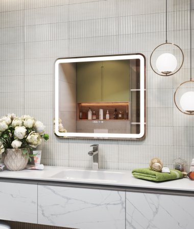 Зеркало VIGO Grani(Bora) Luxe z.GRI.80.Luxe, 80 см 