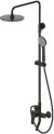 Душевая система Bravat Rhein F6429564BW-A-ENG, черный 