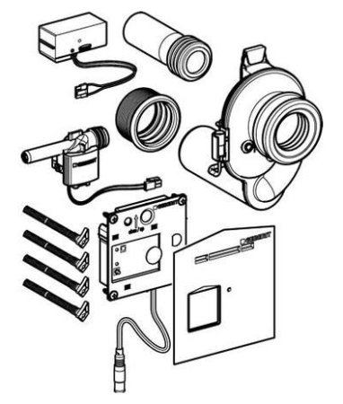 Привод бесконтактного смыва Geberit HyTronic 116.010.00.1 для писсуара скрытого распознавания 