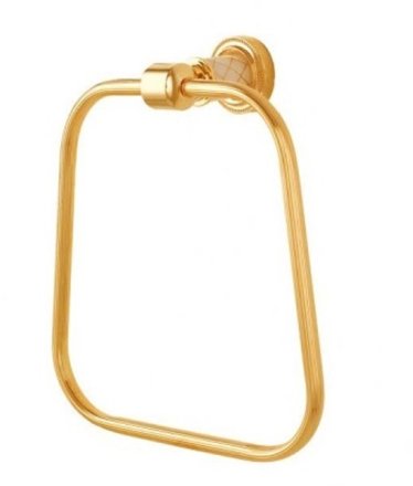 Кольцо для полотенец Boheme Murano 10905-W-G Золото 