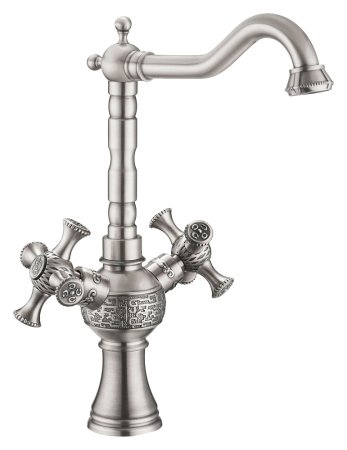 Смеситель Zorg Antic A 7004K-SL для кухонной мойки 