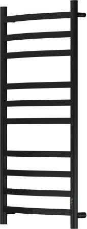 Полотенцесушитель электрический Point Антея PN17850B П10 500x1000, диммер справа, черный 