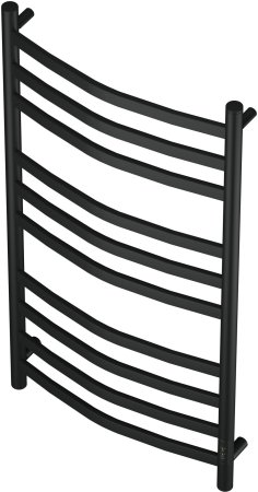 Полотенцесушитель электрический Point Антея PN17850B П10 500x1000, диммер справа, черный 