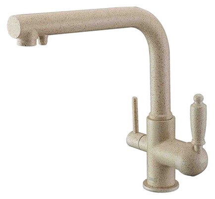 Смеситель для кухонной мойки Zorg Clean Water ZR 313 YF-33 песочный 