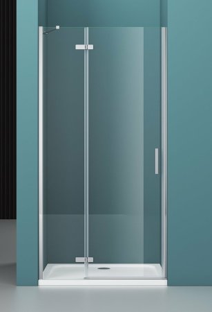 Душевая дверь BelBagno Kraft 90 KRAFT-B-12-60/30-C-Cr-L профиль Хром стекло прозрачное 