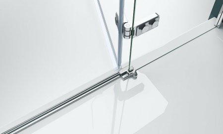 Душевая дверь BelBagno Kraft 90 KRAFT-B-12-60/30-C-Cr-L профиль Хром стекло прозрачное 