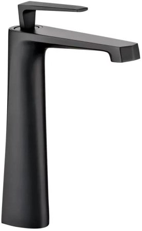 Смеситель для раковины высокий Grocenberg GB3025BL, черный 