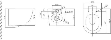 Унитаз BelBagno Uno BB3105CHR/SC подвесной с сиденьем Микролифт 