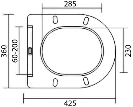 Унитаз BelBagno Uno BB3105CHR/SC подвесной с сиденьем Микролифт 