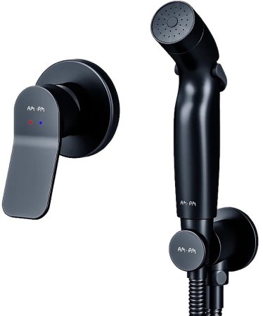Гигиенический душ со смесителем AM.PM X-Joy F40H85A22 Черный 