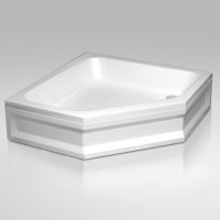 Душевой поддон трапеция RGW BT/CL-S  1000x1000