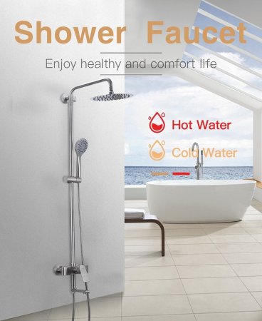 Душевая система Gappo G99-20 G2499-20 Сатин 