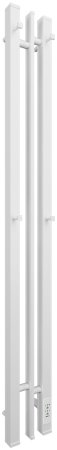Полотенцесушитель электрический APEXTERMO Delta DL10111WM 1100x100 с крючками, белый матовый 