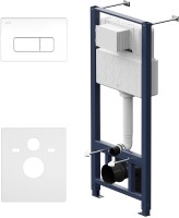 Инсталляция AM.PM Pro I012704.8001 для подвесного унитаза с клавишей смыва Белый глянец Инсталляция AM.PM Pro I012704.8001 для подвесного унитаза с клавишей смыва Белый глянец