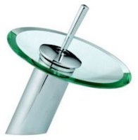 Смеситель Ledeme L1055-2 для умывальника, прозрачный