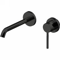 Смеситель для раковины Gattoni Circle Two 9137/91NO Черный матовый Смеситель для раковины Gattoni Circle Two 9137/91NO Черный матовый
