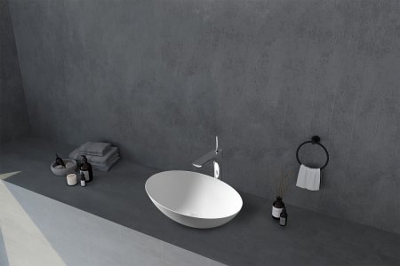 Раковина-чаша Abber Stein 50 AS2609 Белая матовая 