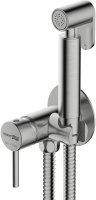 Гигиенический душ со смесителем WasserKRAFT A70338 Никель