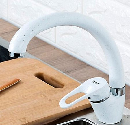 Смеситель для кухни Frap F4113-8 Белый 