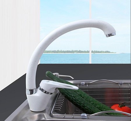 Смеситель для кухни Frap F4113-8 Белый 