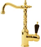 Смеситель для раковины Boheme Tradizionale Nero 252 Золото