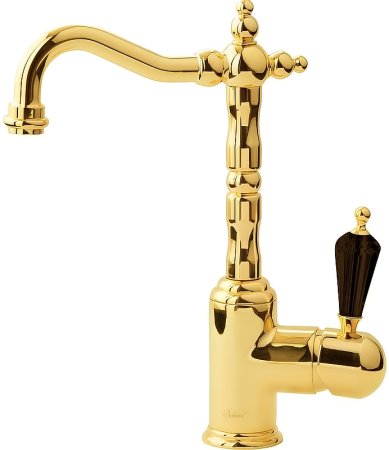 Смеситель для раковины Boheme Tradizionale Nero 252 Золото 