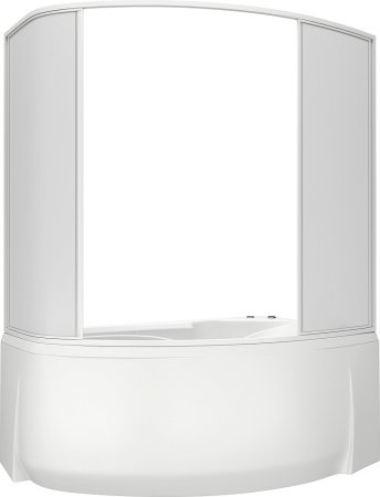 Акриловая ванна Bas Фэнтази 150x90 см R с гидромассажем 