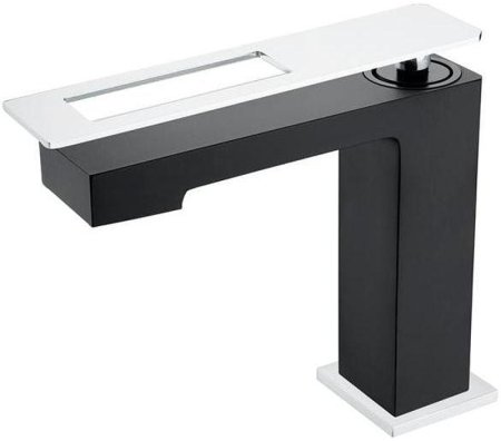 Смеситель для раковины Boheme Q 141-BCR Черный Хром 