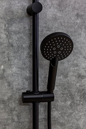 Душевая система Orange Lutz M04-932b Черная 
