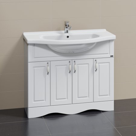 Тумба Санта Верона 100 с умывальником Эльбрус 100 