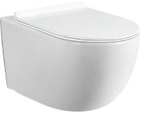 Унитаз Black&White Universe W-701 701W00 подвесной с сиденьем Микролифт Унитаз Black&White Universe W-701 701W00 подвесной с сиденьем Микролифт