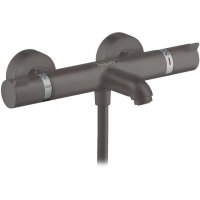 Смеситель для ванны Hansgrohe Ecostat Comfort 13114340 с термостатом Шлифованный черный хром