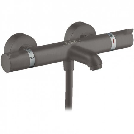Смеситель для ванны Hansgrohe Ecostat Comfort 13114340 с термостатом Шлифованный черный хром 