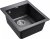 Мойка кухонная Paulmark Leer PM104249-BL черный 