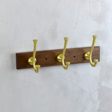 Вешалка для полотенец Bronze de Luxe Forest 10708G Орех Золото матовое 