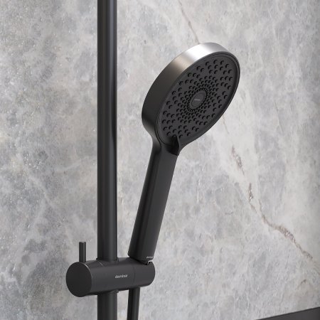 Душевая система Damixa Apollo 947730300 Черная матовая 