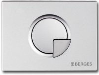 Клавиша смыва Berges Novum R2 040022 Хром матовый Клавиша смыва Berges Novum R2 040022 Хром матовый