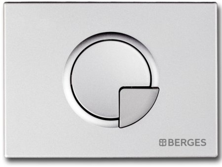 Клавиша смыва Berges Novum R2 040022 Хром матовый 