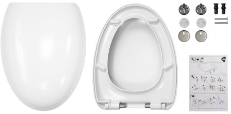 Унитаз Sanita Luxe Ringo RNGSLWH0104 подвесной с сиденьем Микролифт 