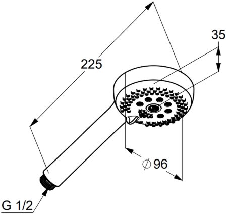 Ручной душ Kludi Logo 6830005-00 Хром 