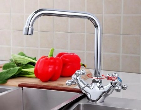 Смеситель для кухни Frap H19 F4019 Хром 