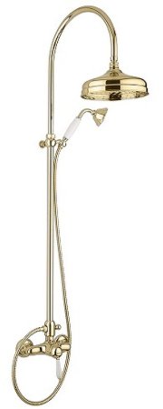 Душевая система Margaroli Classica RU1006AA01GD Золото 